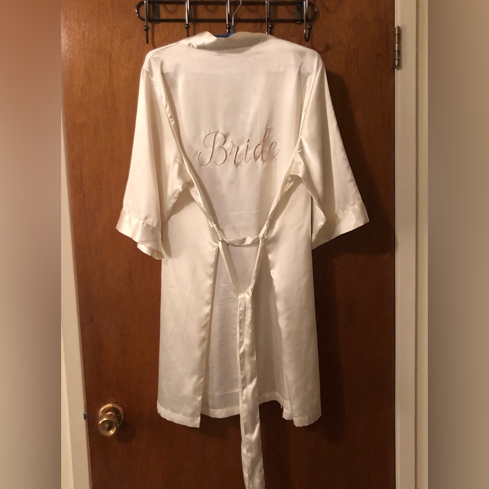 Bride Rose cream satin